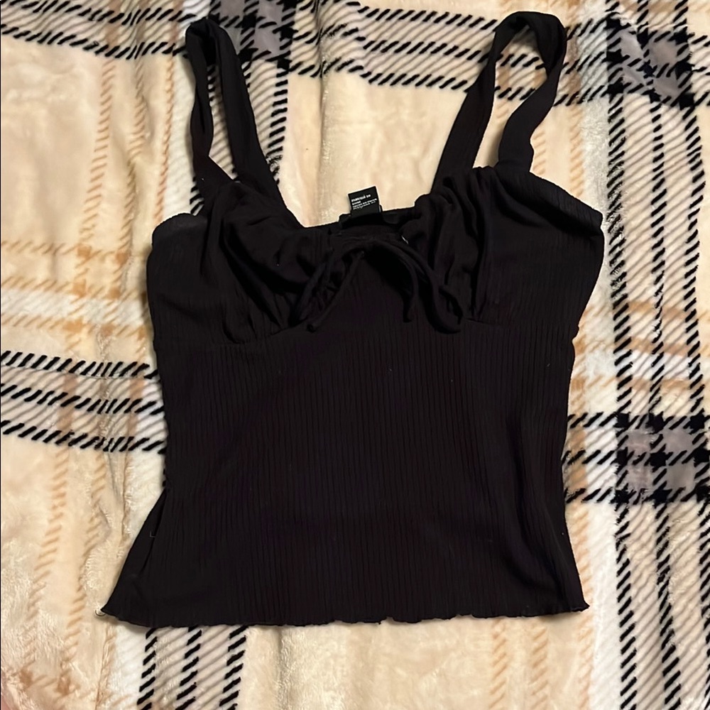 Black Sleeveless Top